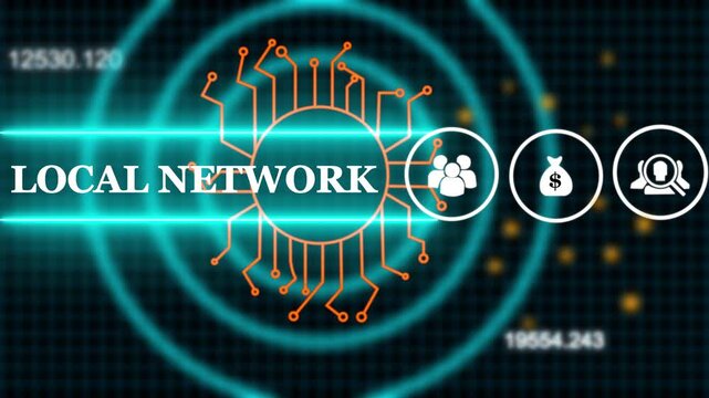 Word writing text Local Network. Business photo showcasing Intranet LAN Radio Waves DSL Boradband Switch Connection Woman wear formal work suit presenting presentatio