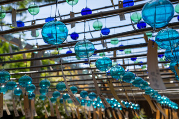 青色の風鈴 / Blue wind chimes