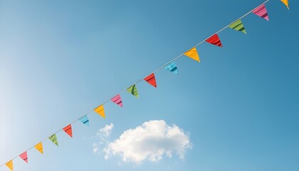 Fototapeta premium flags in the sky