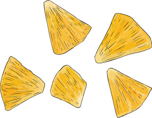 pineapple chunks © dolphinno