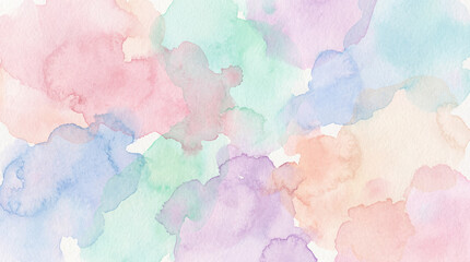 Obraz premium Abstract watercolor background in pastel colors for creative design projects