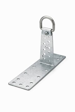 Galvanized steel roof anchor with D-ring for safety fall protection