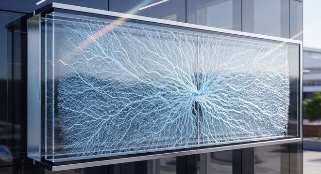 Architectural futuristic visualization