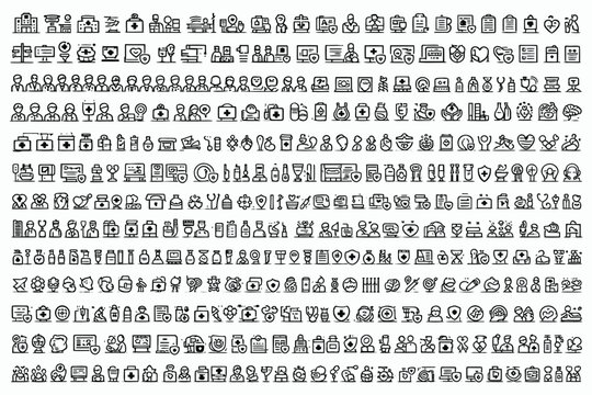 Ancient egyptian hieroglyphs depicting various symbols and scenes in linear arrangement