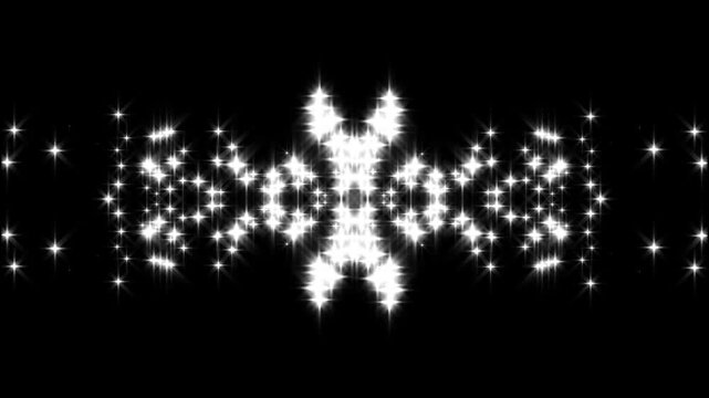 Glowing starlight glitter sparkle path, magic dust, pixie dust path, fairy dust shimmer particles, white twinkling doodle motion,  Christmas glitter stars isolated,4k on black screen background.