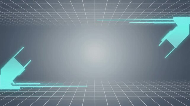 Soft Grid Fade Corners Overlay