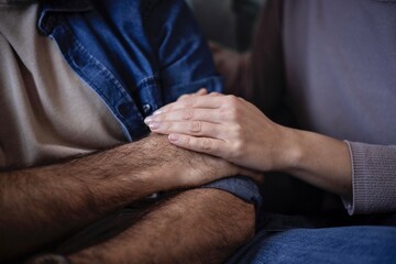 Fototapeta premium Emotional Support and Care in Relationship