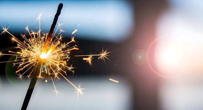 Sparkling labor day celebration with fireworks and joyful activities