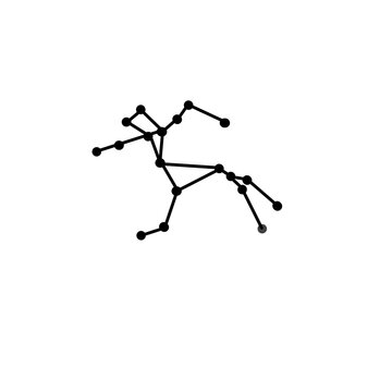 Centaurus constellation star astrology organic line hand drawn black and white