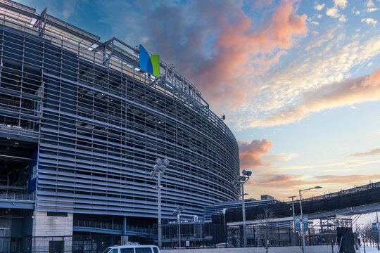MetLife Stadium the home of the New York Giants football team in East Rutherford New Jersey USA