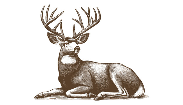 Mule deer vector