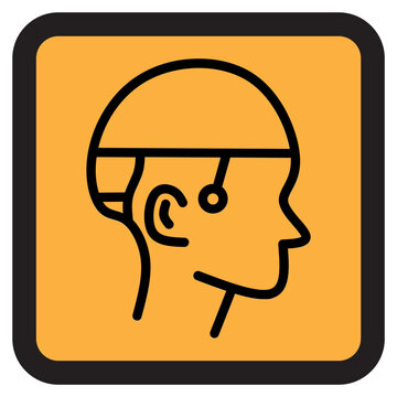 Construction Worker Safety Icon