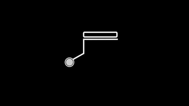 Animation of HUD elements on background. HUD call out elements pack animation on background