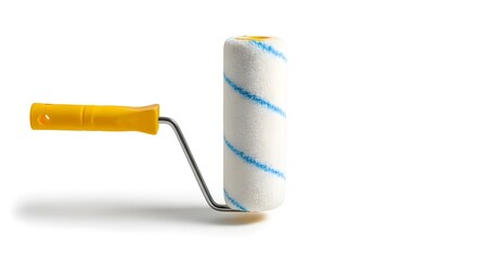 Obraz premium Paint roller with yellow handle