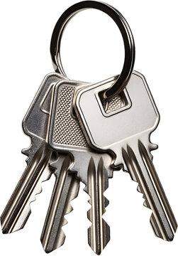 Close-up of metallic key ring