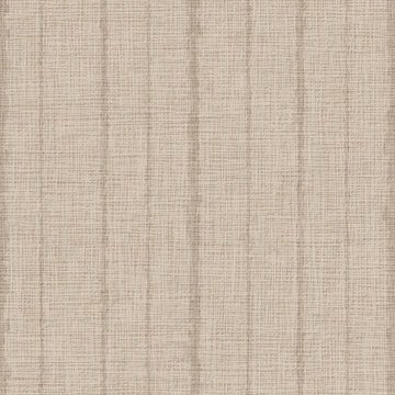 Seamless organic woven light sand beige linen texture with distressed vertical stripes boho fabric background