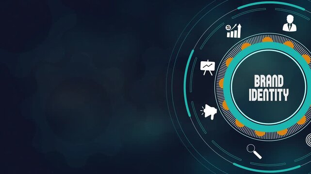 Professional brand identity development for business success, Creative corporate branding strategy icons, Digital marketing and global company profile.