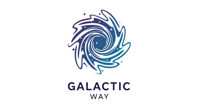 Galactic Way logo design.