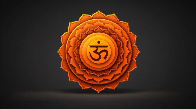 Exploring the properties of Sacral Chakra vector Symbol Design 