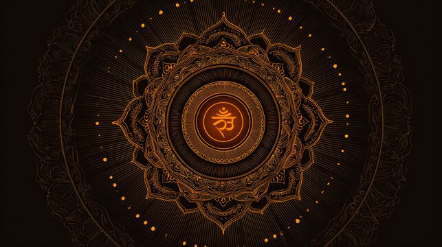 Exploring the properties of Sacral Chakra vector Symbol Design 