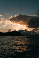 Fototapeta premium sunset over the sea