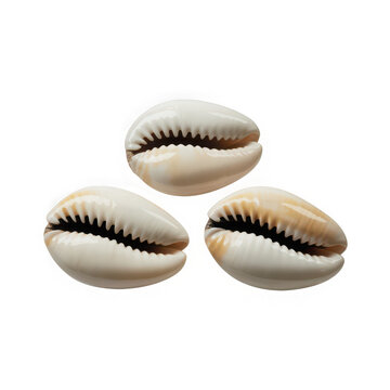 Elegant cowrie shell adornments for jewelry and decoration design