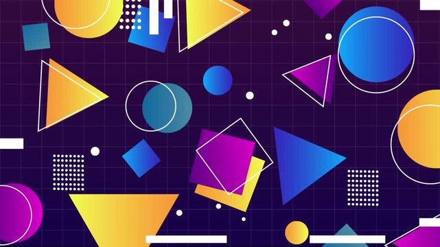 Modern 3d abstract vector background set featuring business web buttons and arrow elements for a technology media player interface design