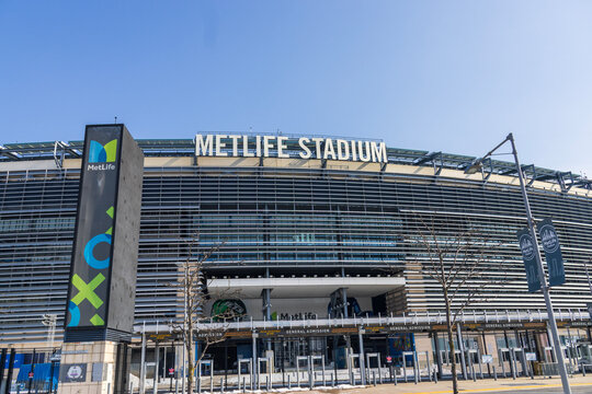 MetLife Stadium the home of the New York Giants football team in East Rutherford New Jersey USA