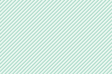 Obraz premium ミントグリーンの斜めストライプが並ぶシンプルなパターン背景素材