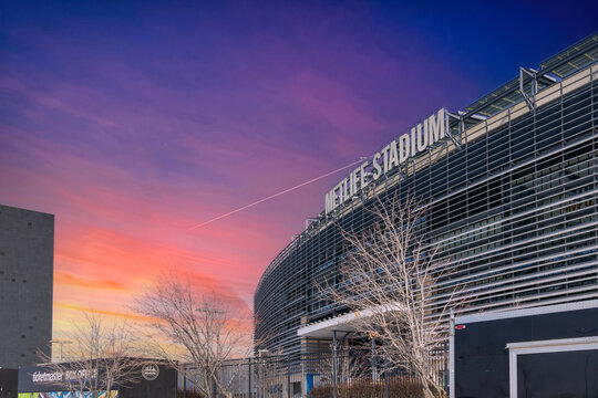 MetLife Stadium the home of the New York Giants football team in East Rutherford New Jersey USA