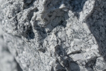 Fototapeta premium Detailed Granite Stone Surface Texture with Black, White, and Grey Mineral Grains