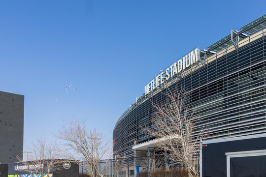 MetLife Stadium the home of the New York Giants football team in East Rutherford New Jersey USA