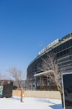 MetLife Stadium the home of the New York Giants football team in East Rutherford New Jersey USA