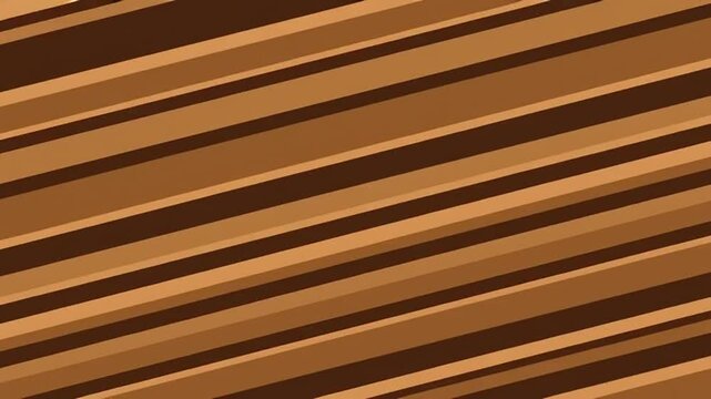 A video showcasing a vibrant and dynamic striped pattern in brown hues