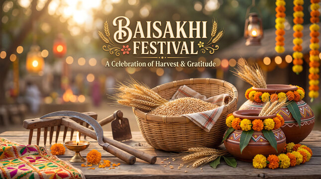 Vaisakhi celebrates the Punjabi harvest and Sikh New Year, marking prosperity, gratitude for crops, and the historic founding of the Khalsa.