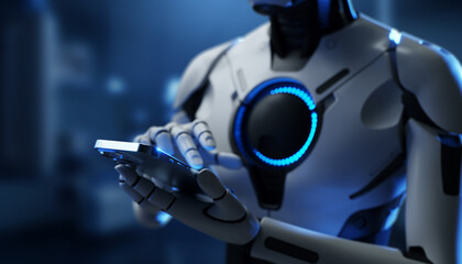 Plakat Uncertain Identity in Human or AI Chat