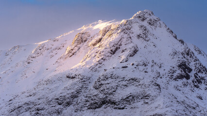 Beautiful sunset at Buachaillee Etive mor. Glencoe, Scotland. © Sonny