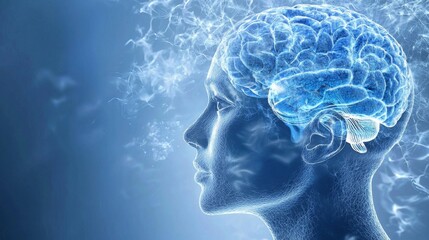 Obraz premium This field examines various mental processes that influence actions and reactions.