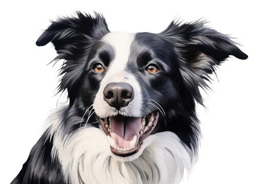 PNG Dog mammal animal collie.
