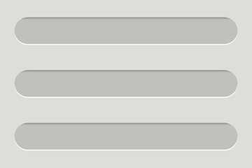 Obraz premium Rounded loading placeholder bars. Minimal grey skeleton screen layout for interface design. UI content placeholder element for website or application loading state.