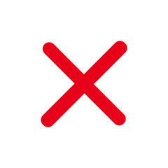 Fototapeta premium red Cross Icon