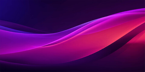 A vibrant abstract purple and pink background features bright flowing waves and colorful motion lines in a light textured vector design for a modern wallpaper backdrop © NOT BAD