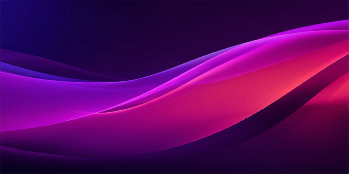 A vibrant abstract purple and pink background features bright flowing waves and colorful motion lines in a light textured vector design for a modern wallpaper backdrop
