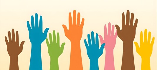 Obraz premium Diversity Inclusion and Equality Concept with Colorful Paper People Silhouettes Supported by Human Hands on White Background