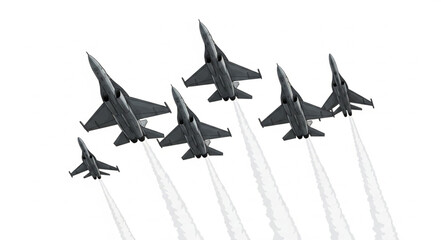 Military Jets Flying Formation. © Ilyas