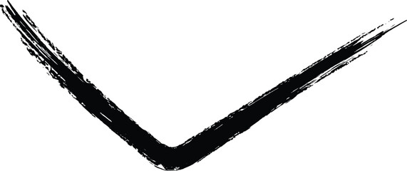 Black checkmark symbol, isolated on white background, tick sign © MdMuhtasim