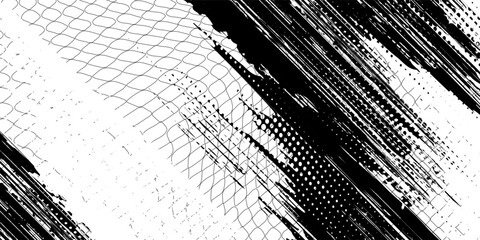 texture for fishing nets. Grunge pattern for sportswear or soccer goal, volleyball net, basketball hoop, hockey, athletics. Grunge background © ANAK