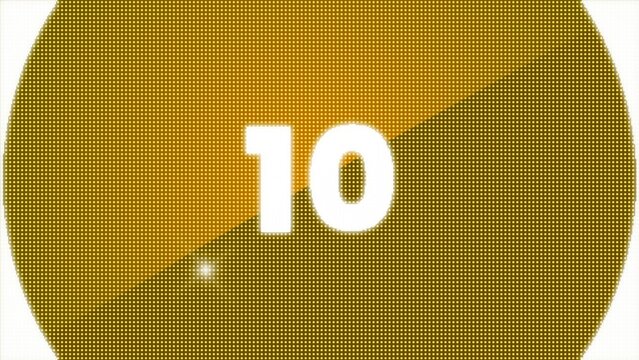 Fancy Particle Glowing Countdown Festive Logo Reveal