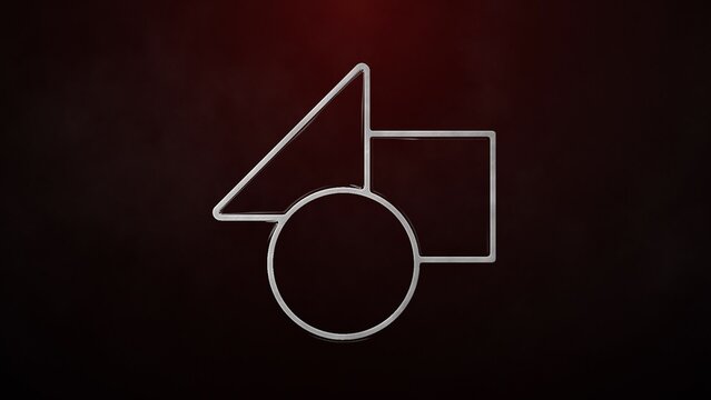 Fantasy Magic Fancy Elf Silver Metal Shiny Logo Reveal