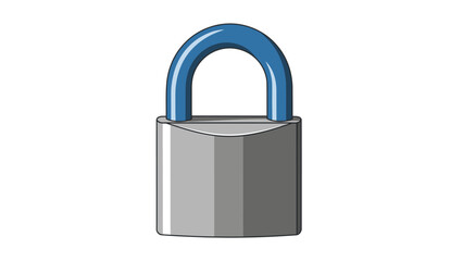 Fototapeta premium Open Metal Padlock Security.